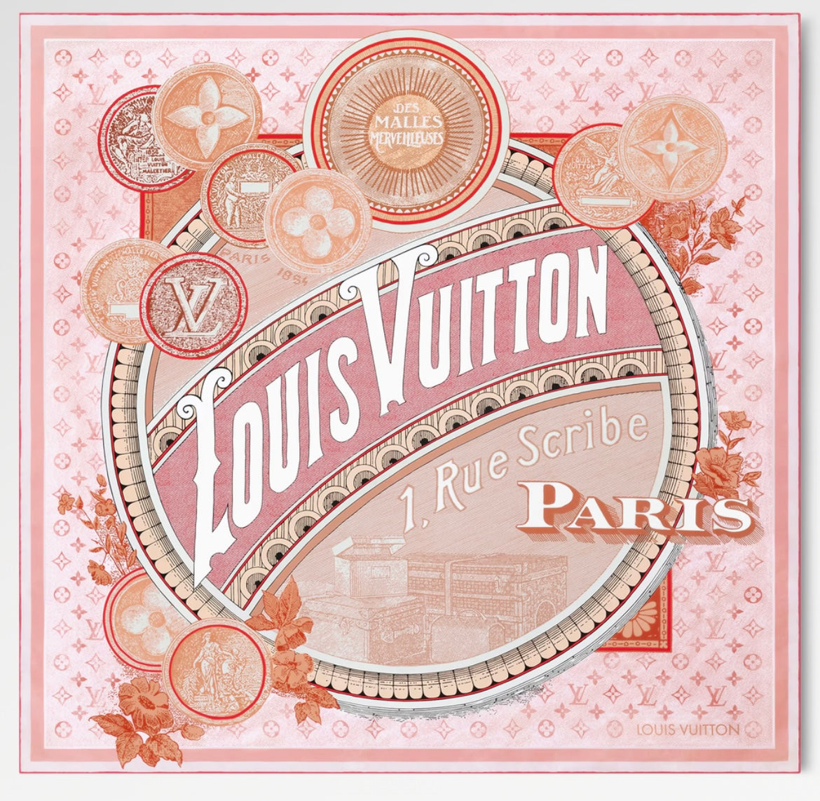 LV MALLES MERVEILLEUSES SCARF TOPS