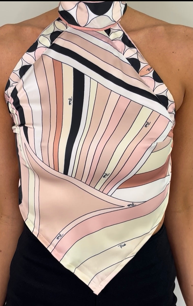 EMILIO SCARF TOP