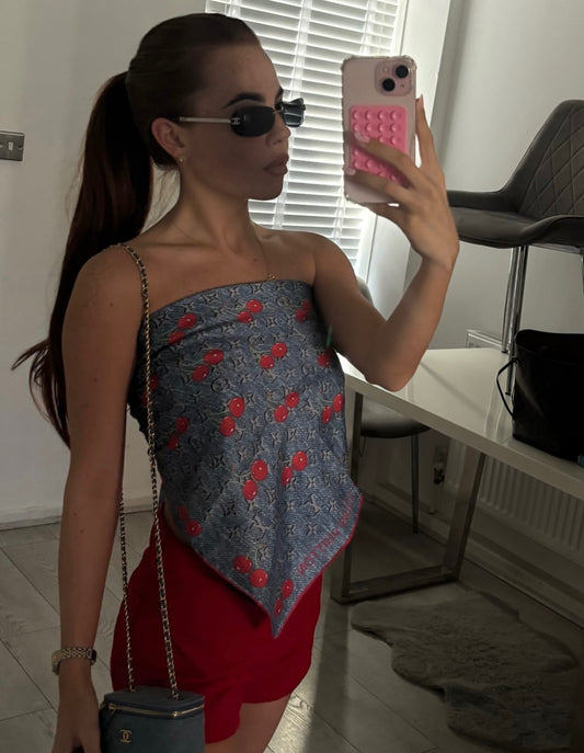 LV CHERRY SCARF