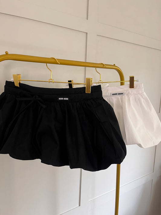 MI PUFFBALL SKIRT WITH BUILT IN BRIEFS